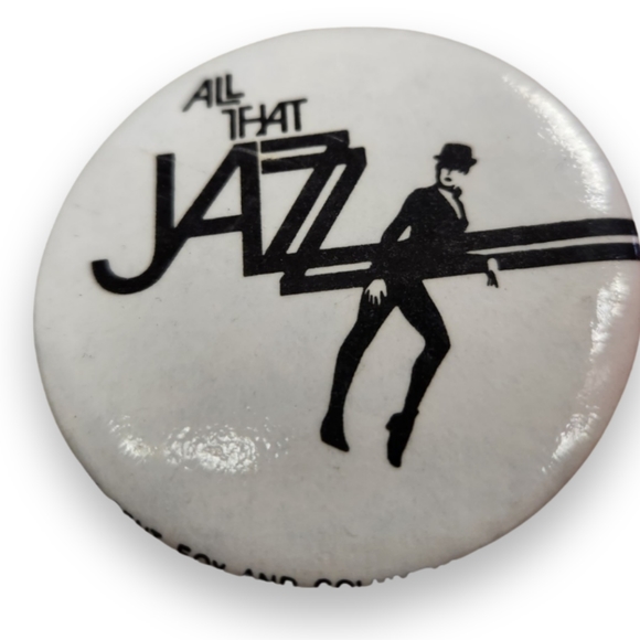 Vintage ALL THAT JAZZ button pin. Dated 1979. Authentic. - Picture 2 of 5